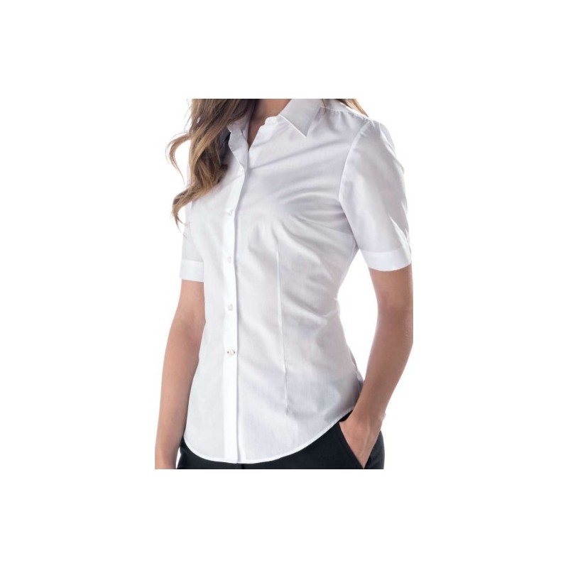 Camicia moda donna classica manica corta